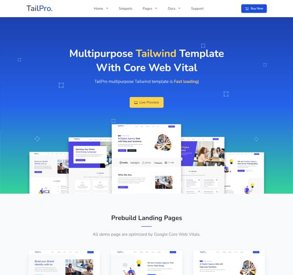 Tailwind CSS templates