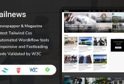 Tailnews – Tailwind News Template